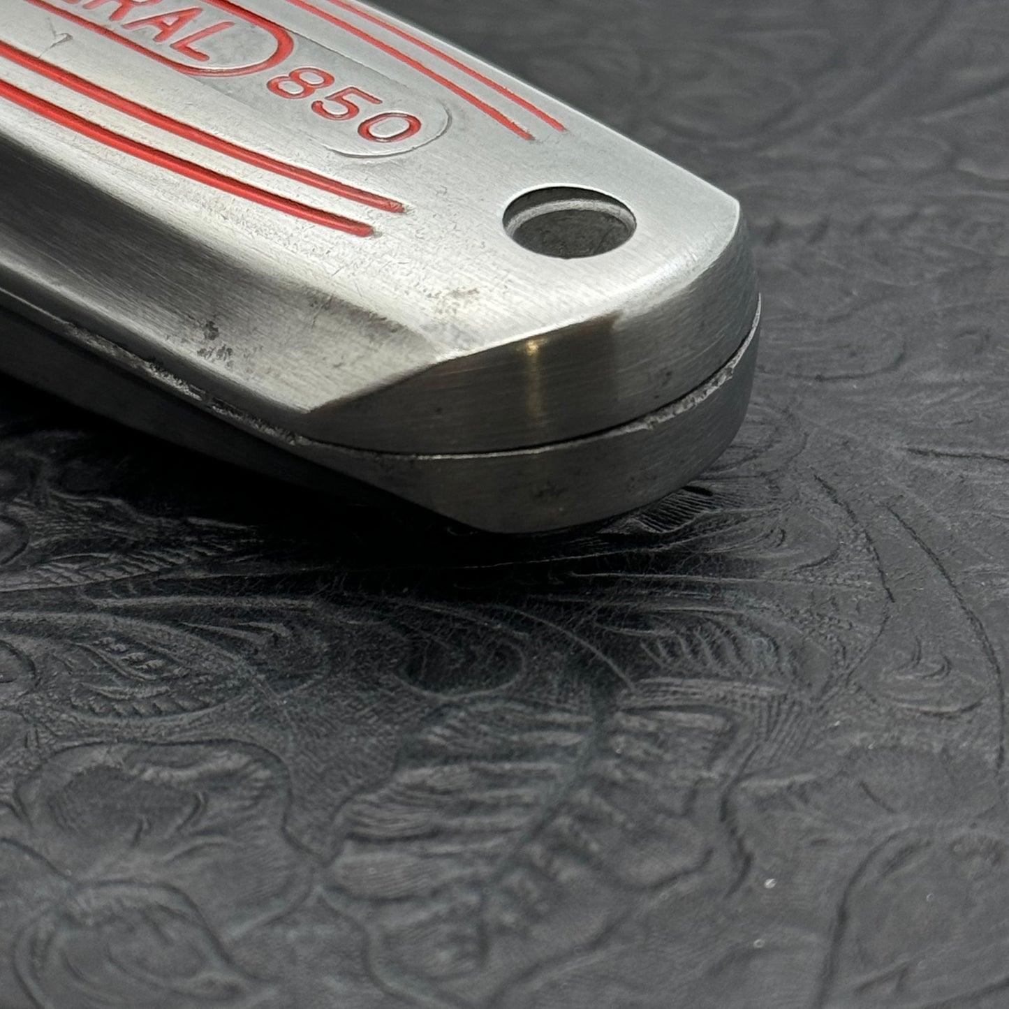 Hand Engraved (fixed blade) Utility Knife
