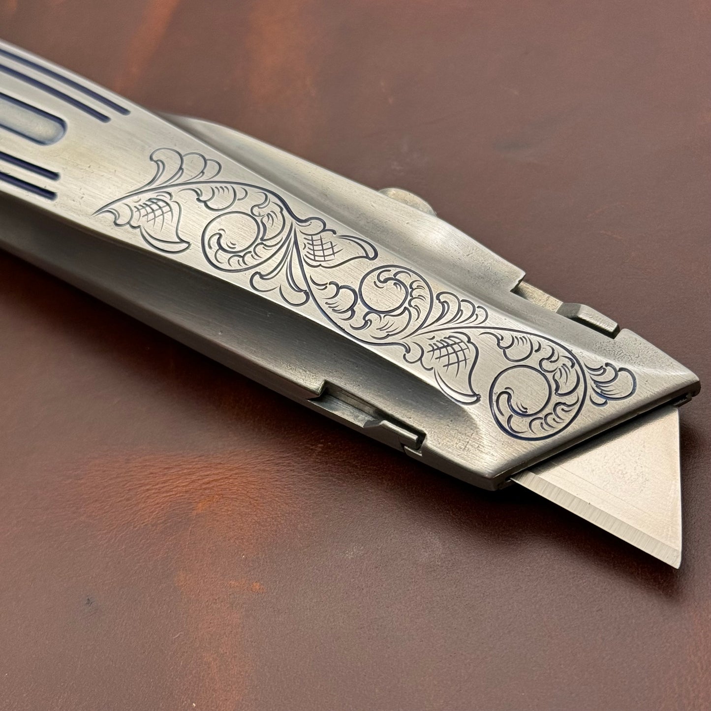 Hand Engraved General (retractable) Utility Knife