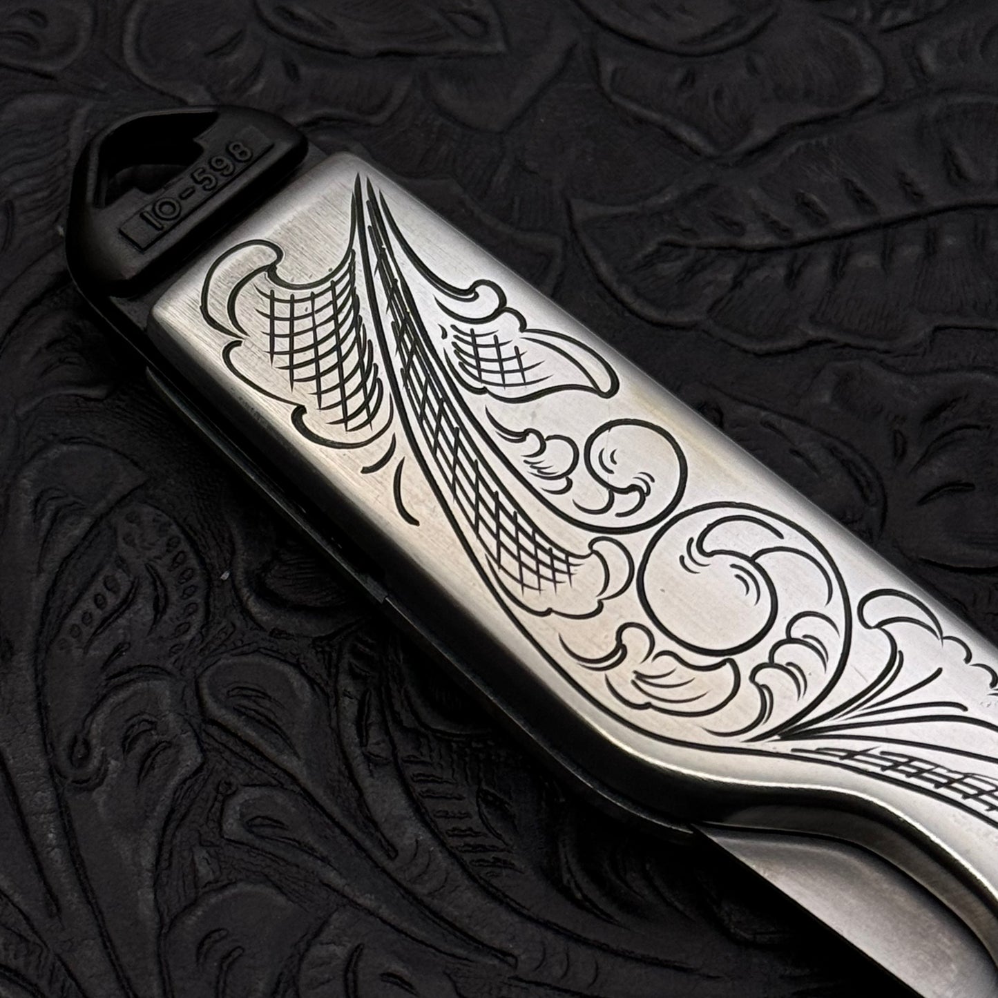 Hand Engraved Stanley 10-598 (folding blade) Utility Knife