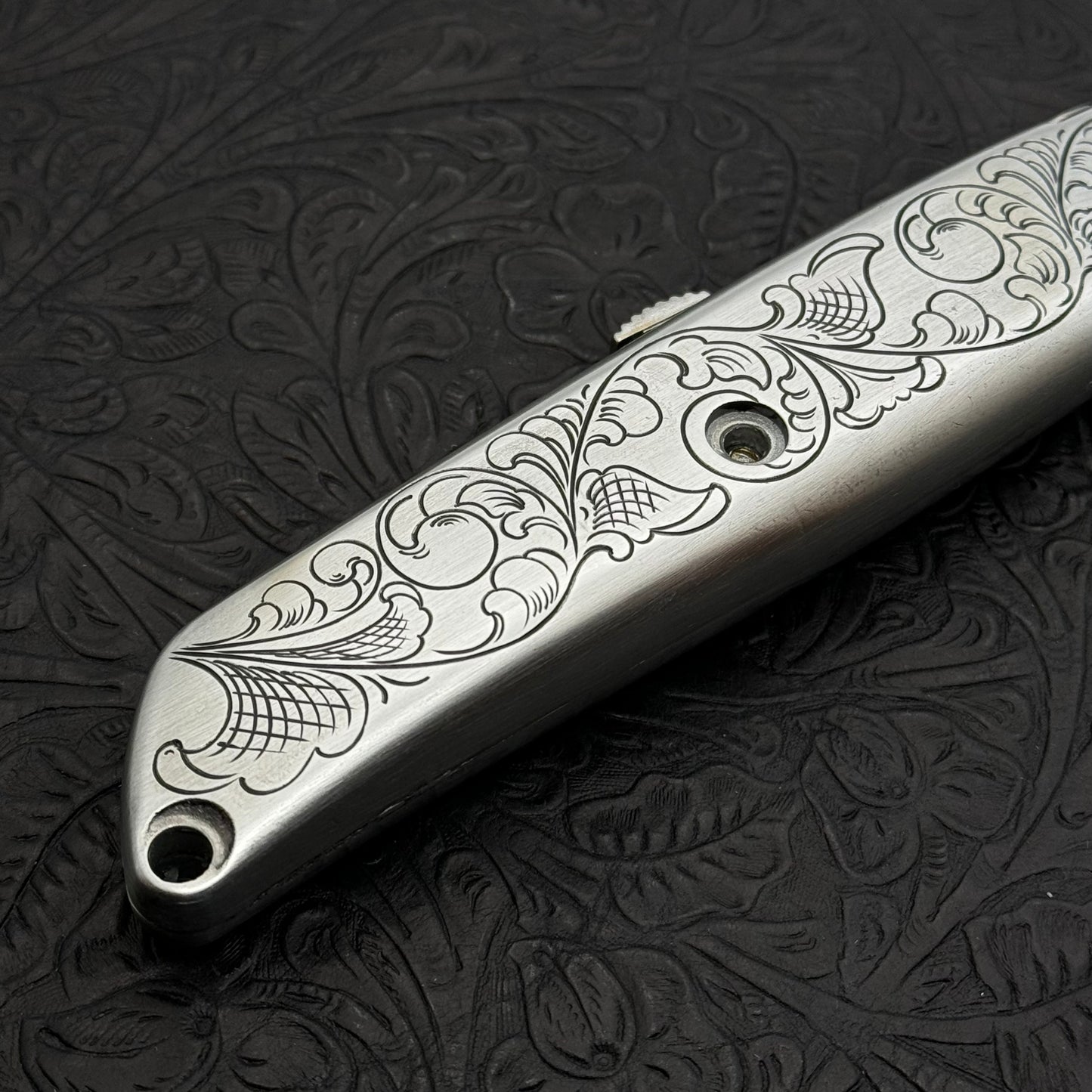 Hand Engraved Stanley (retractable) Utility Knife