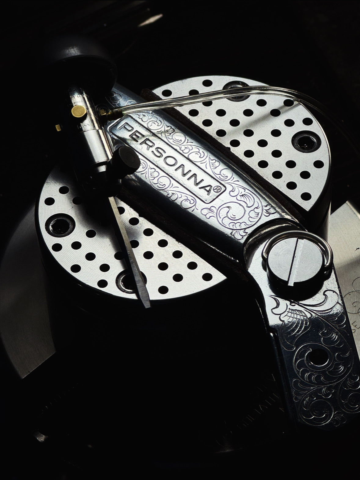 Hand Engraved Personna Carpet Knife