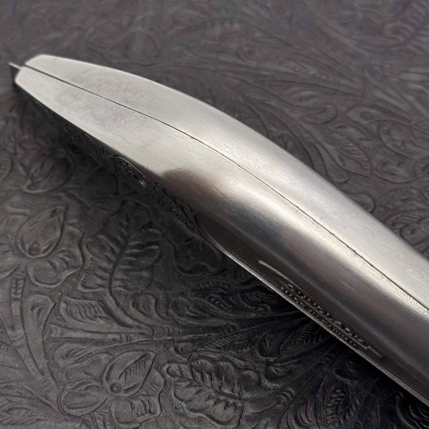Hand Engraved Airway (fixed blade) Utility Knife