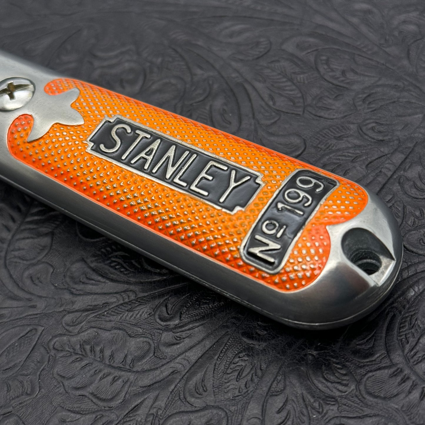Hand Engraved Stanley (fixed blade) Utility Knife