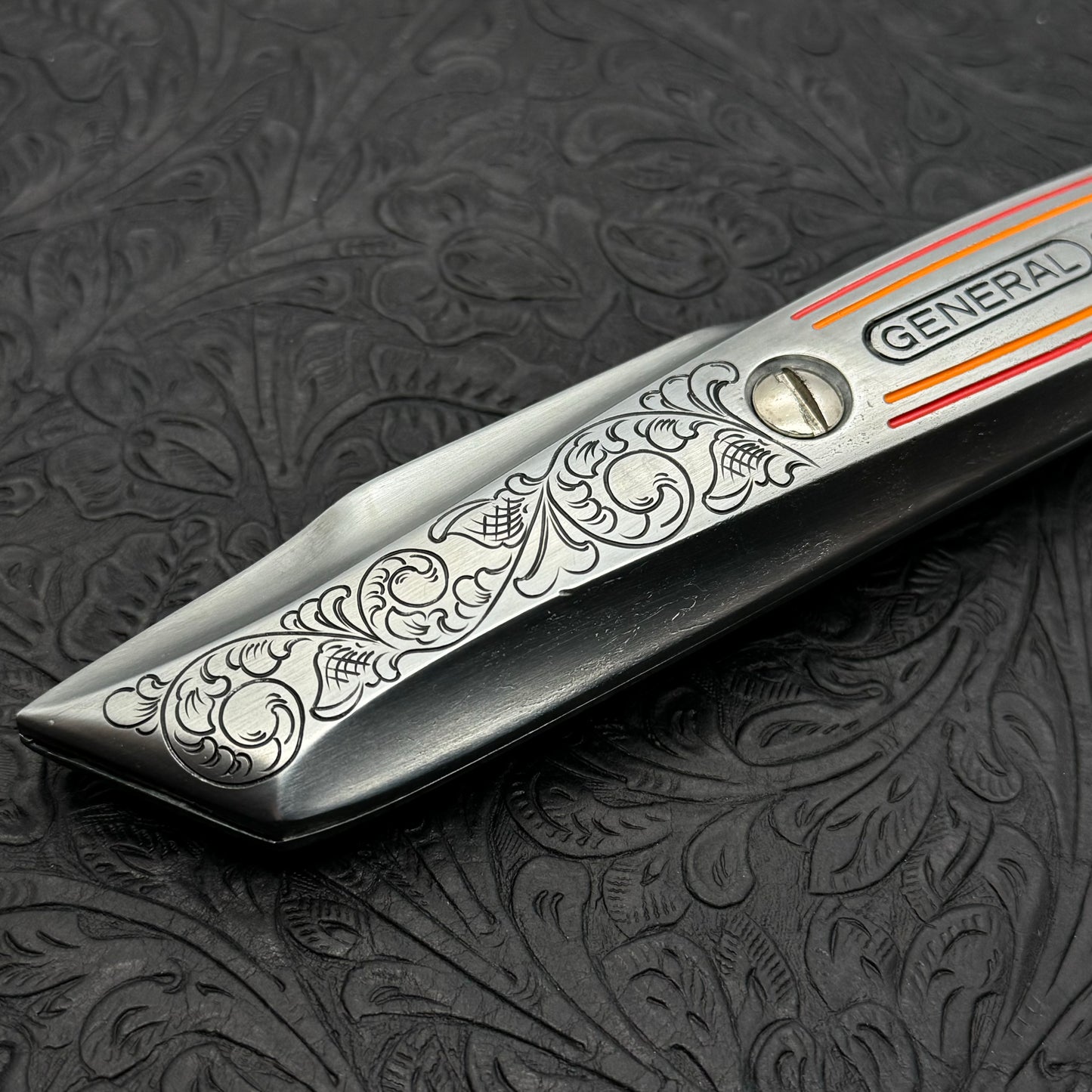 Hand Engraved (retractable) Utility Knife