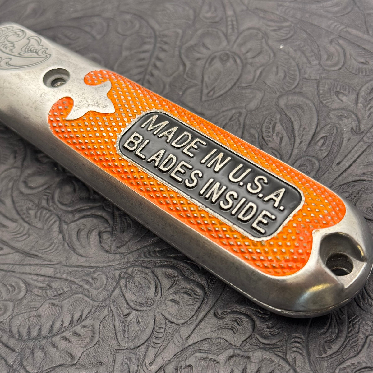 Hand Engraved Stanley (fixed blade) Utility Knife