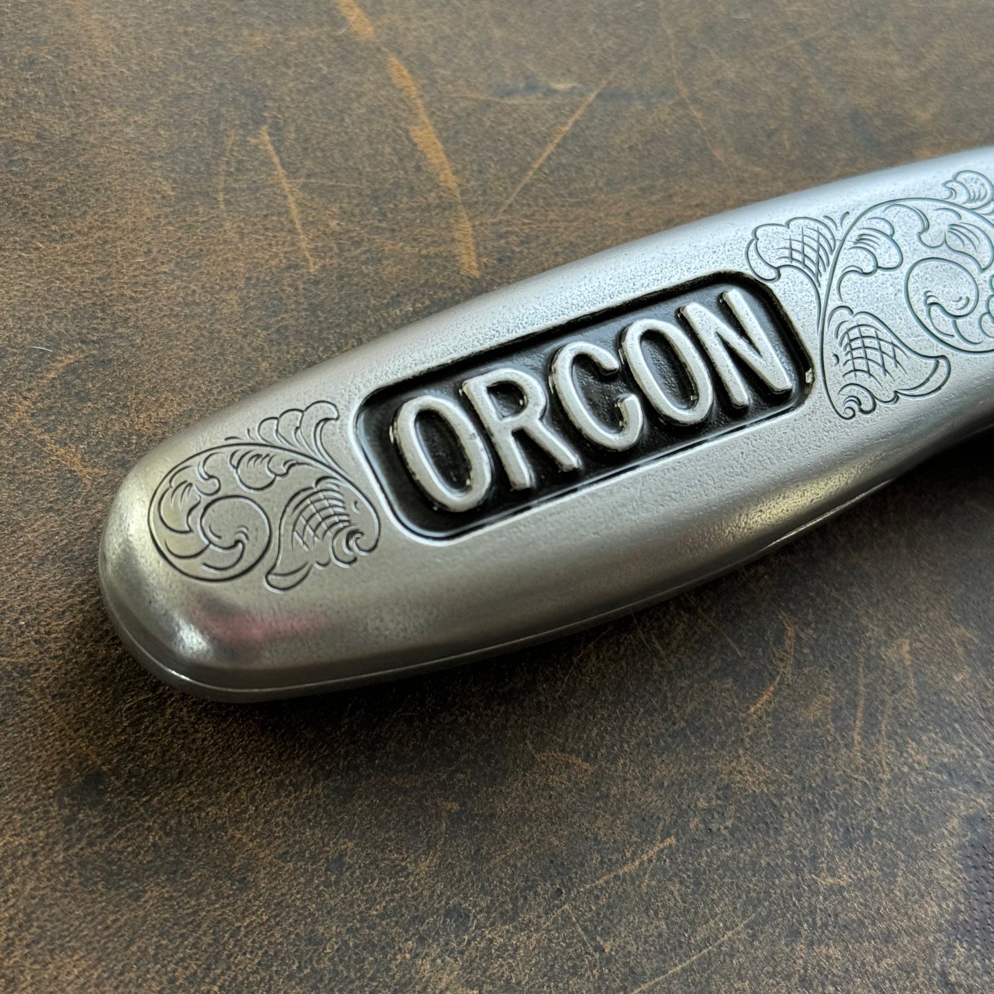 Hand Engraved Orcon Carpet Knife