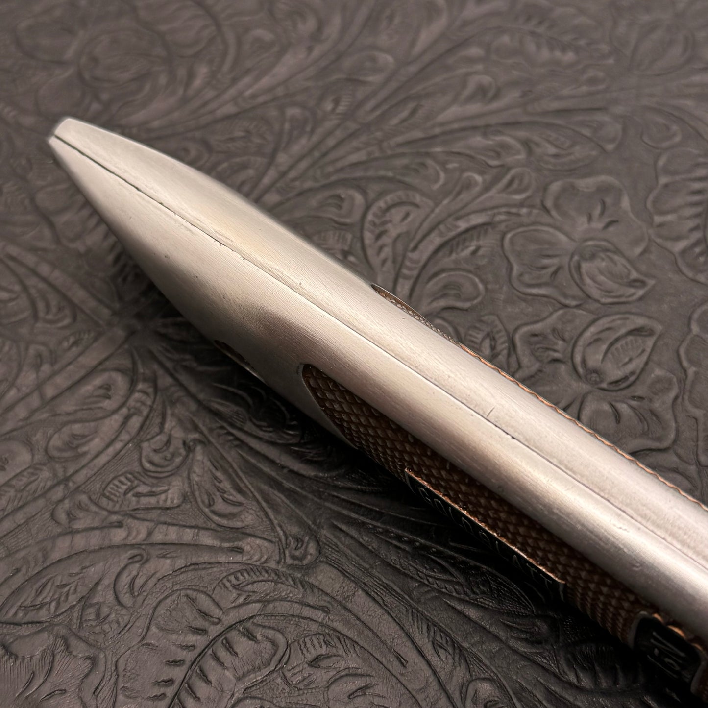 Hand Engraved GOLDBLATT (fixed blade) Utility Knife