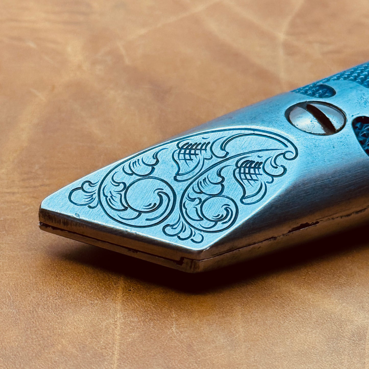 Hand Engraved Stanley 299 (fixed blade) Utility Knife