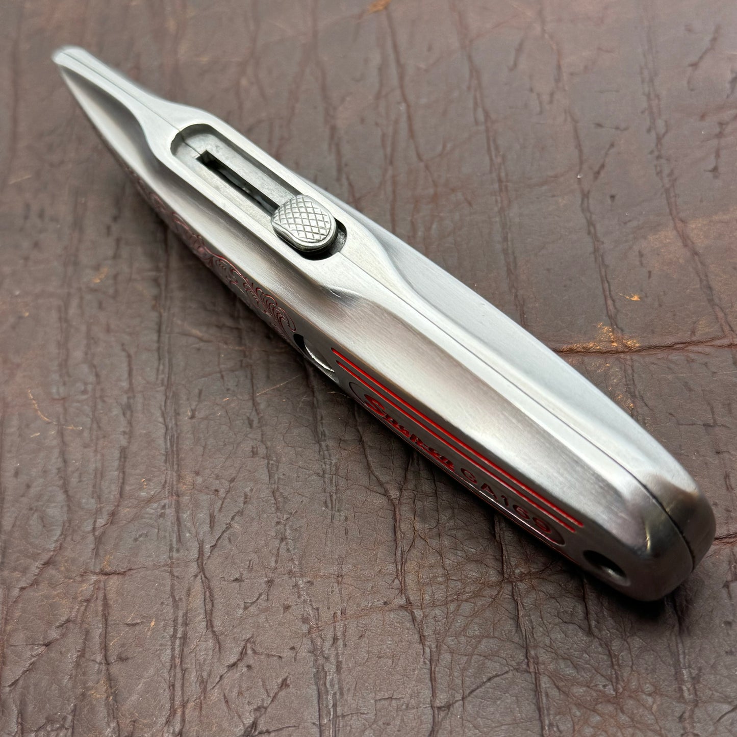 Hand Engraved Snap-On (retractable) Utility Knife
