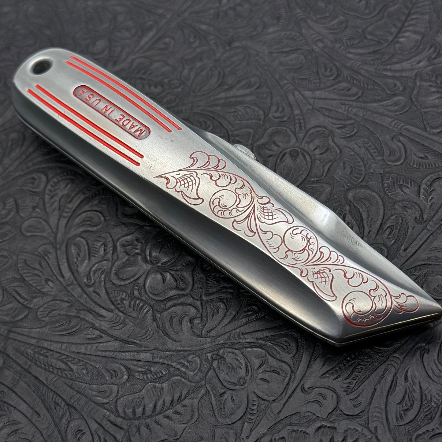 Hand Engraved (retractable) Utility Knife