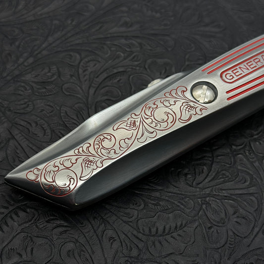 Hand Engraved (retractable) Utility Knife