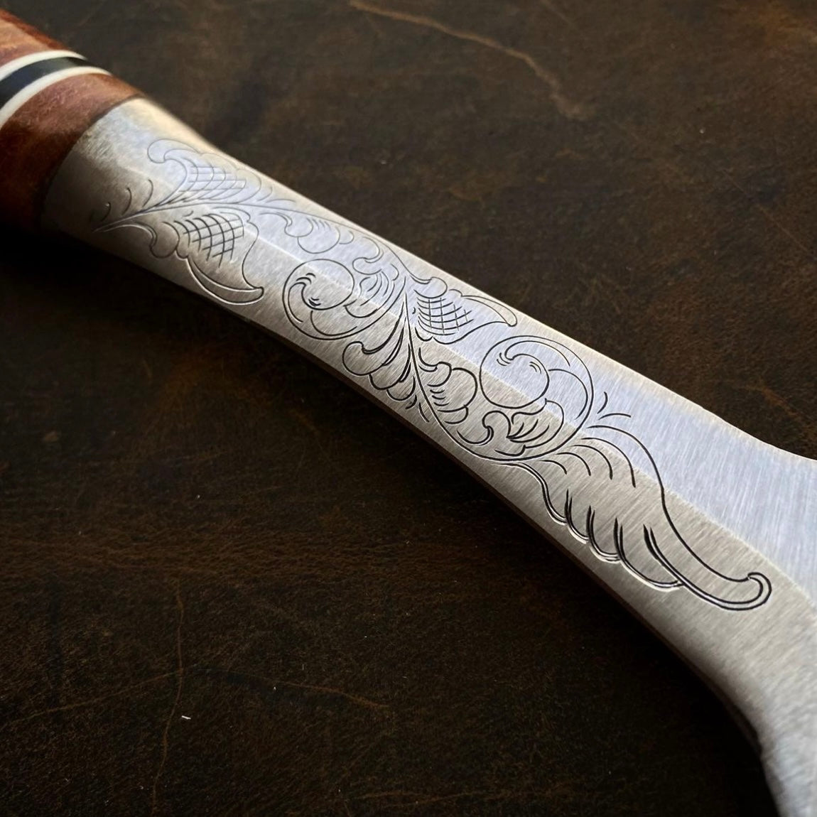 Hand Engraved Estwing Sportsman’s axe