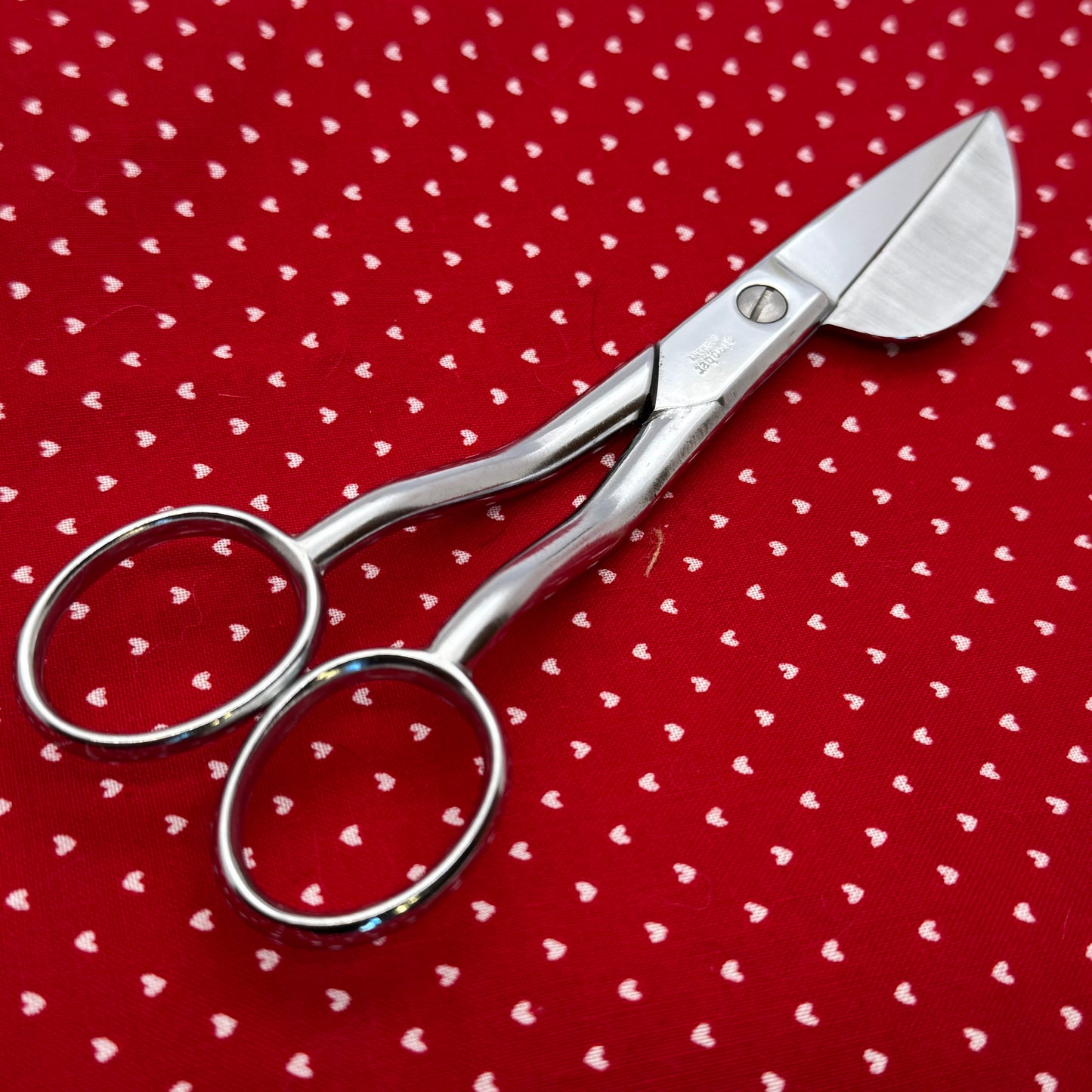 Hand Engraved Gingher Pelican Scissors