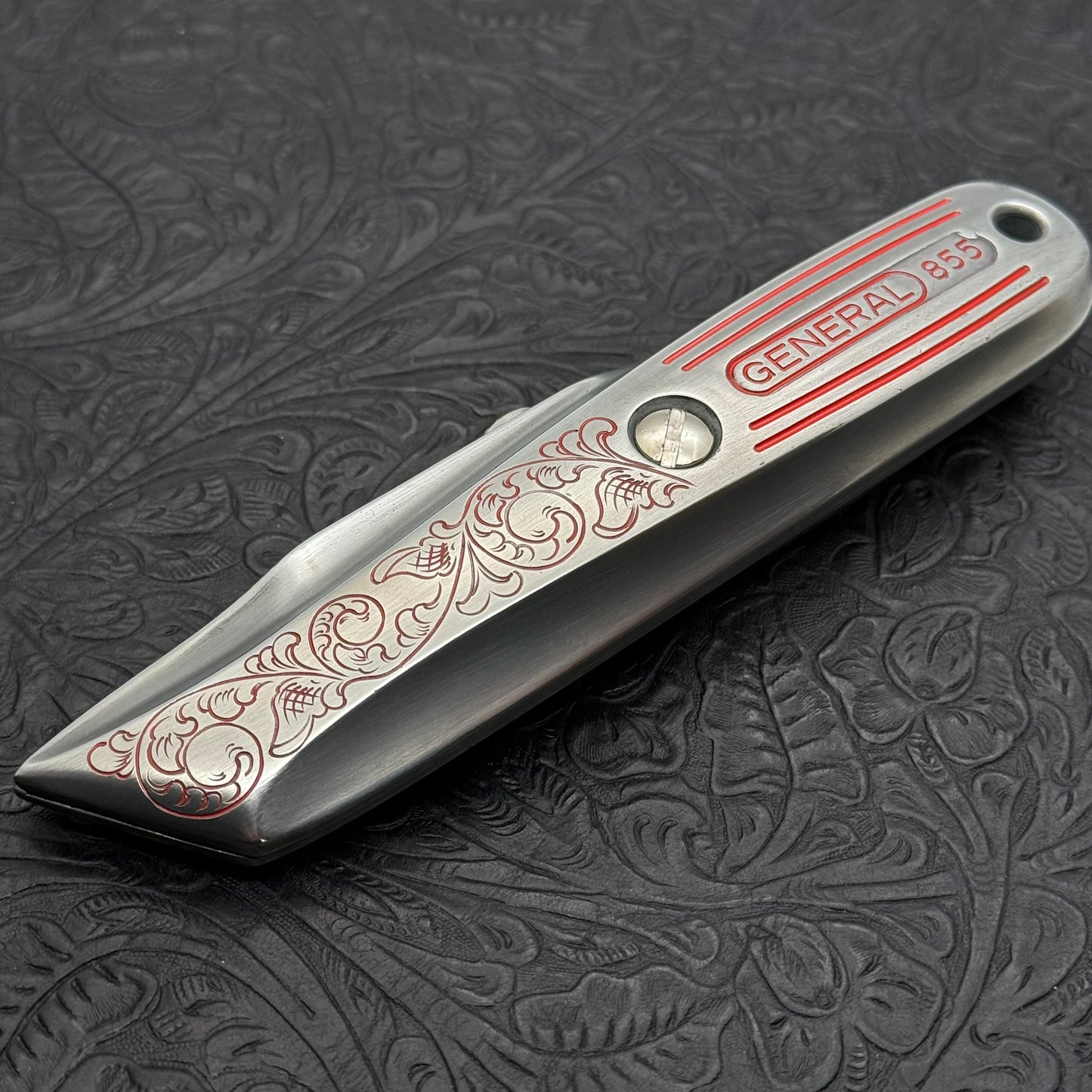 Hand Engraved (retractable) Utility Knife