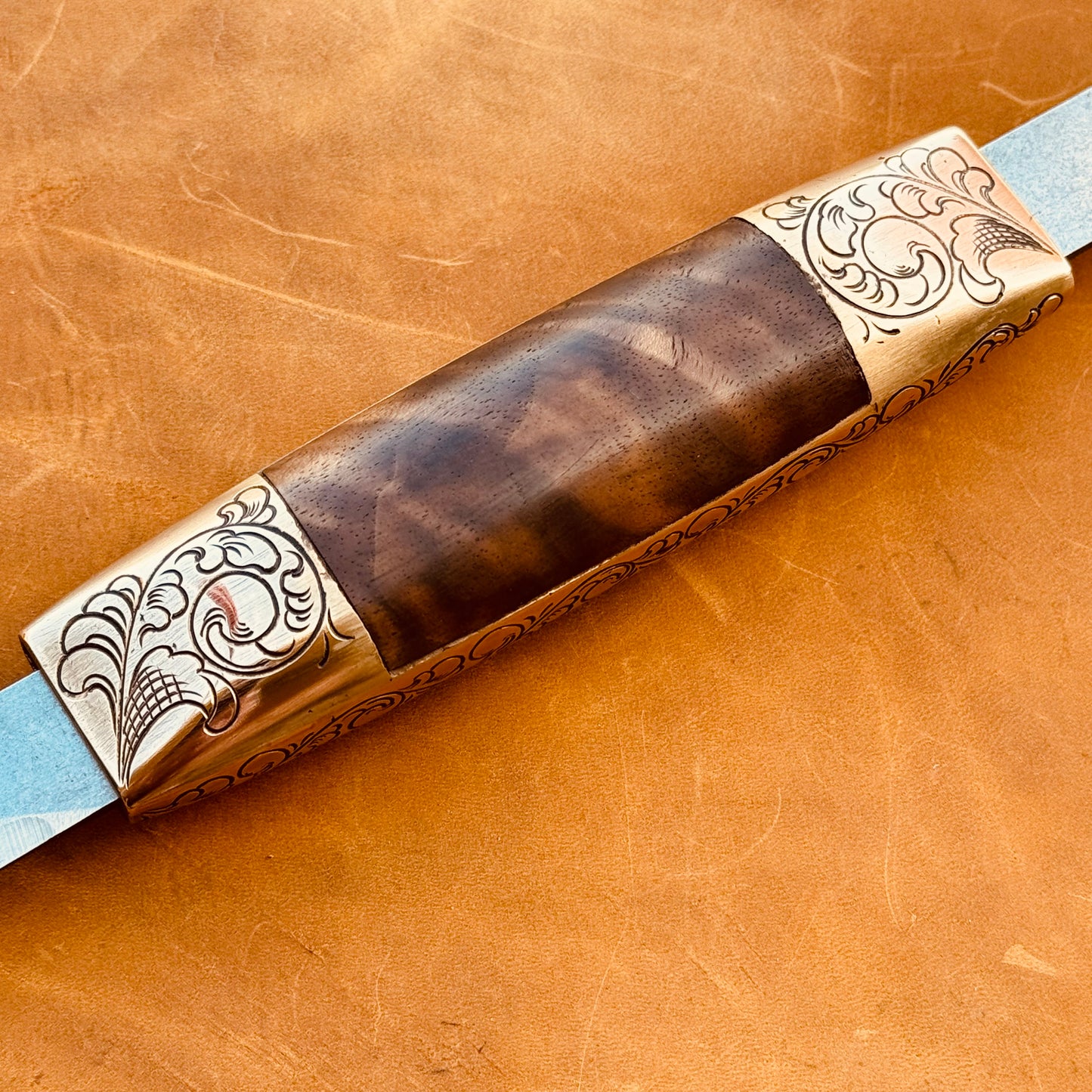 Hand Engraved Mill Knife