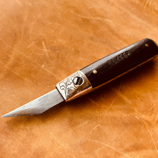 Hand Engraved Dexter Mill Knife