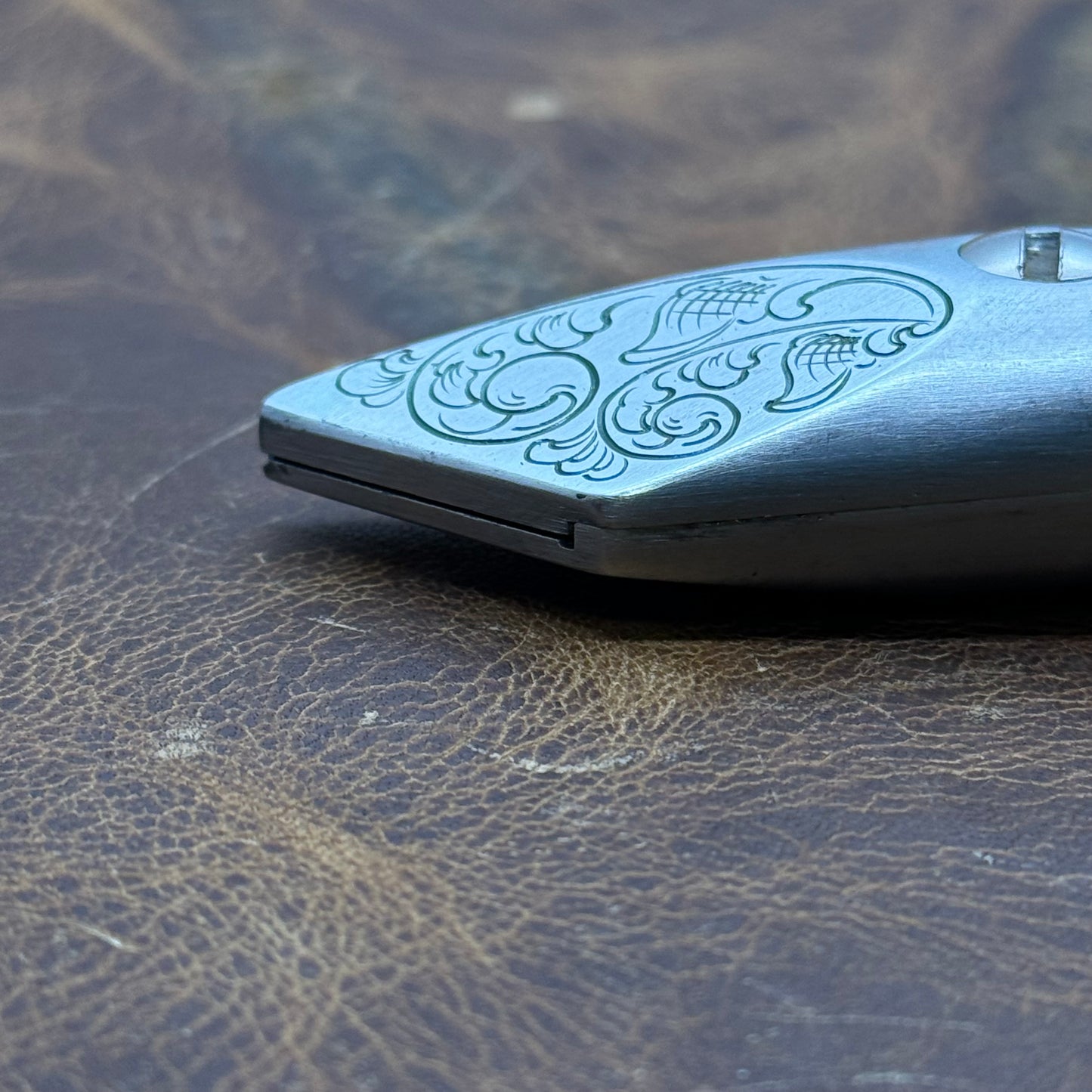 Hand Engraved Stanley 299 (fixed blade) Utility Knife