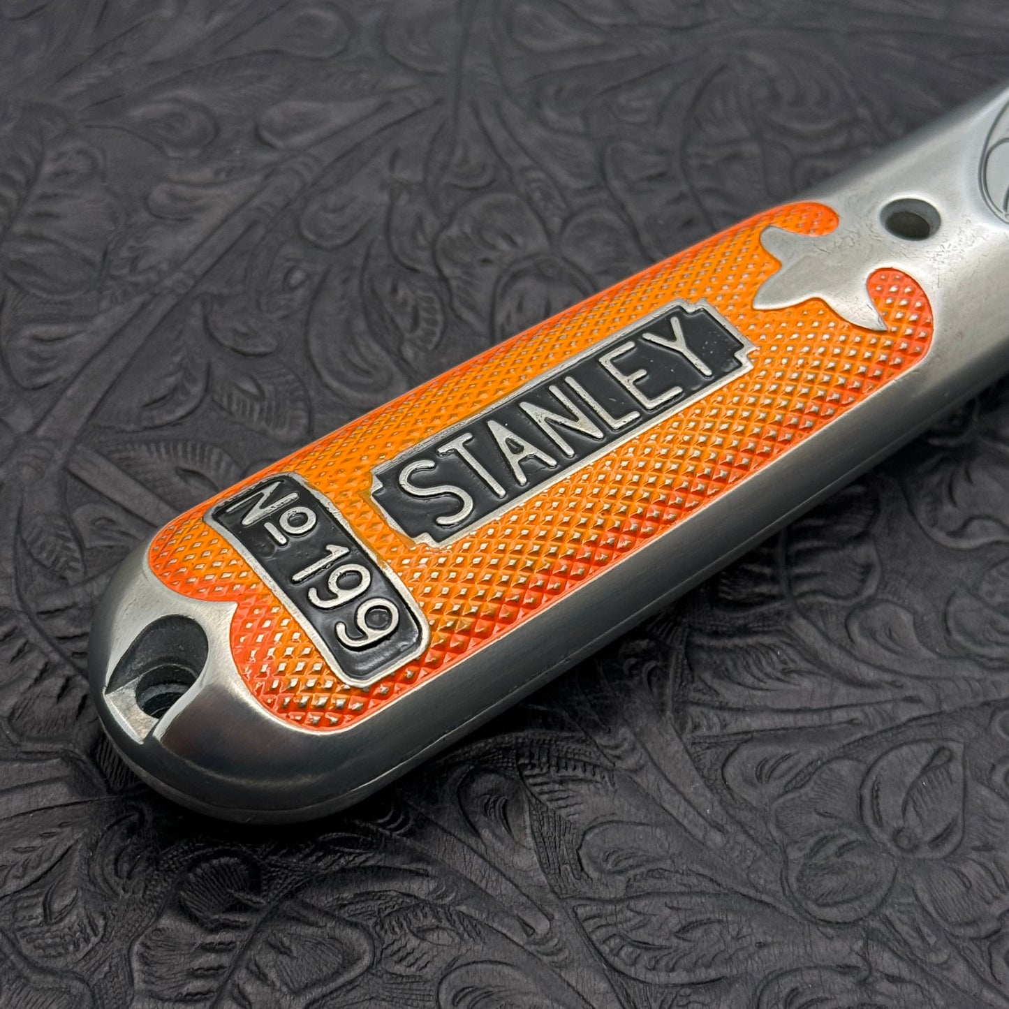 Hand Engraved Stanley (fixed blade) Utility Knife