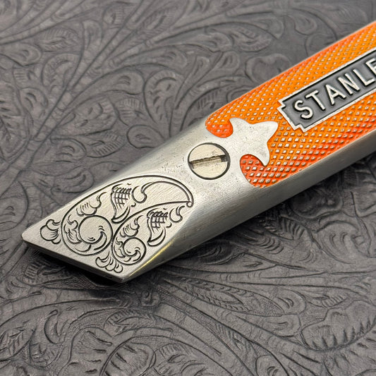 Hand Engraved Stanley (fixed blade) Utility Knife