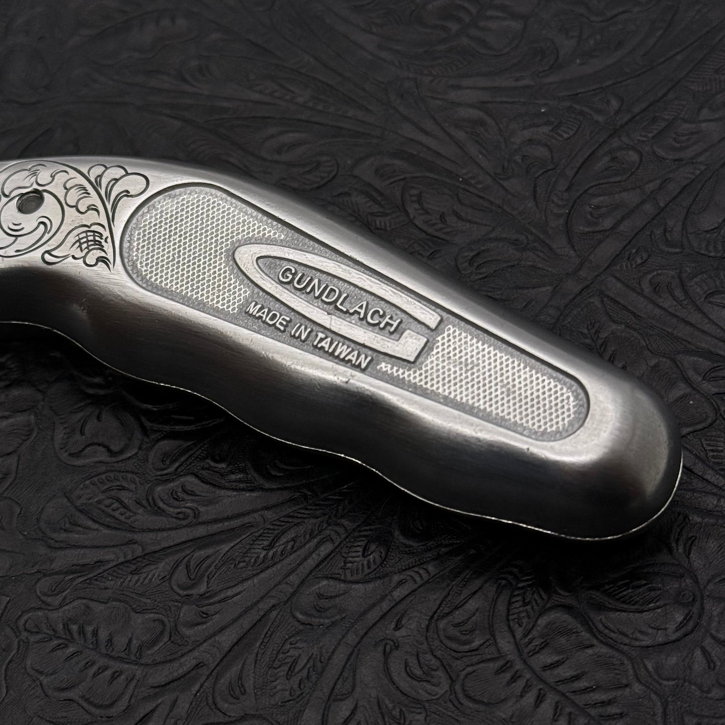 Hand Engraved Airway (fixed blade) Utility Knife
