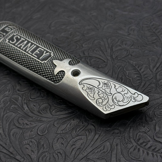 Hand Engraved Stanley (fixed blade) Utility Knife