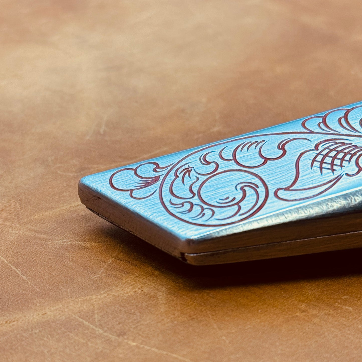 Hand Engraved Millers Falls (fixed blade) Utility Knife