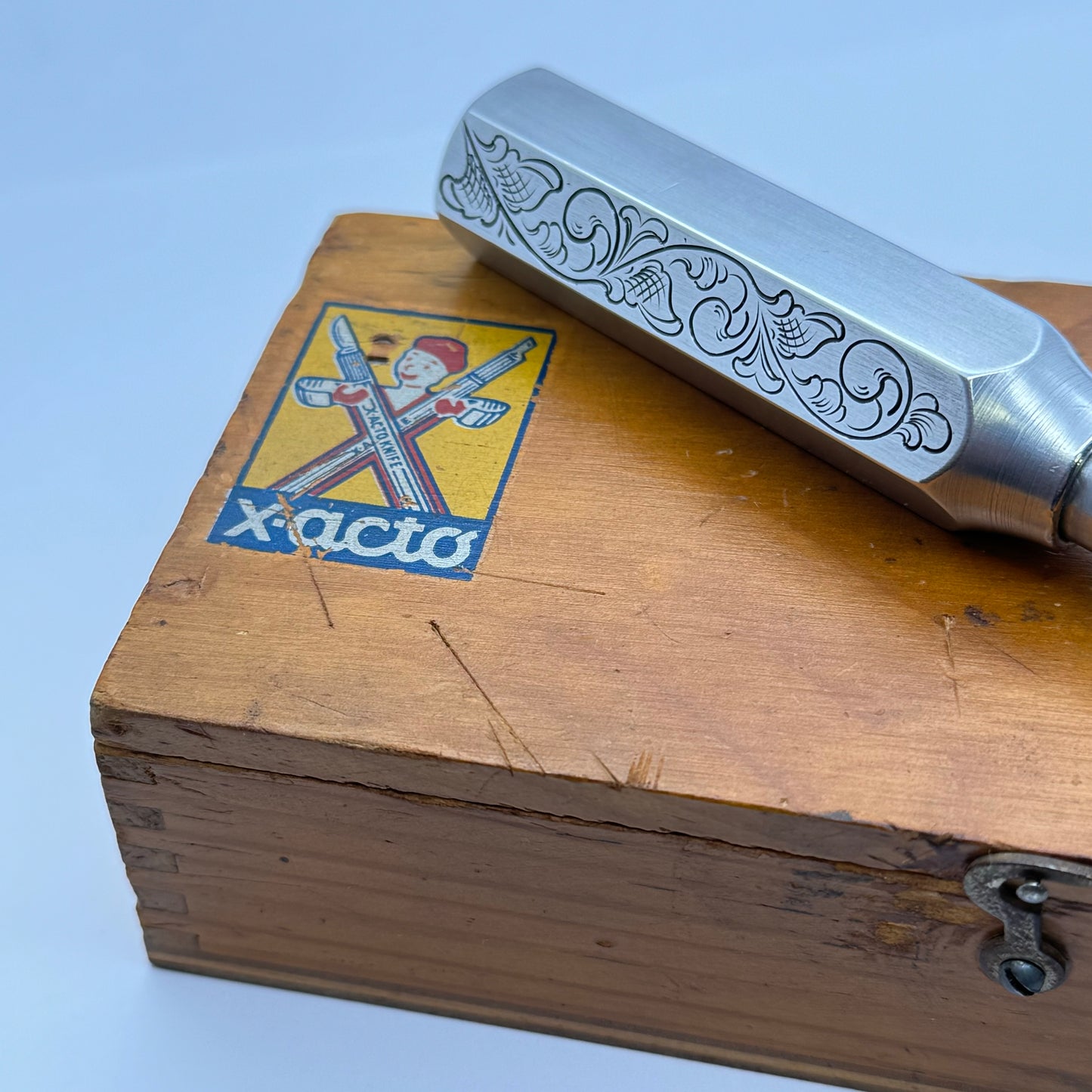 Hand Engraved Vintage X-ACTO Knife