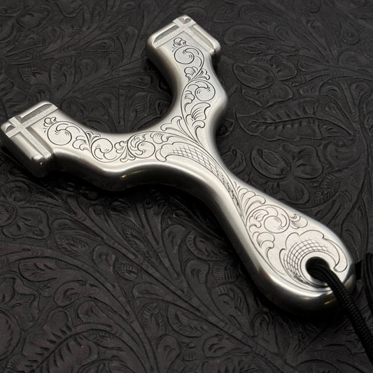 Hand Engraved SimpleShot Slingshot