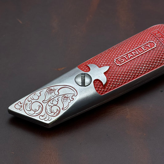 Hand Engraved Stanley 299 (fixed blade) Utility Knife