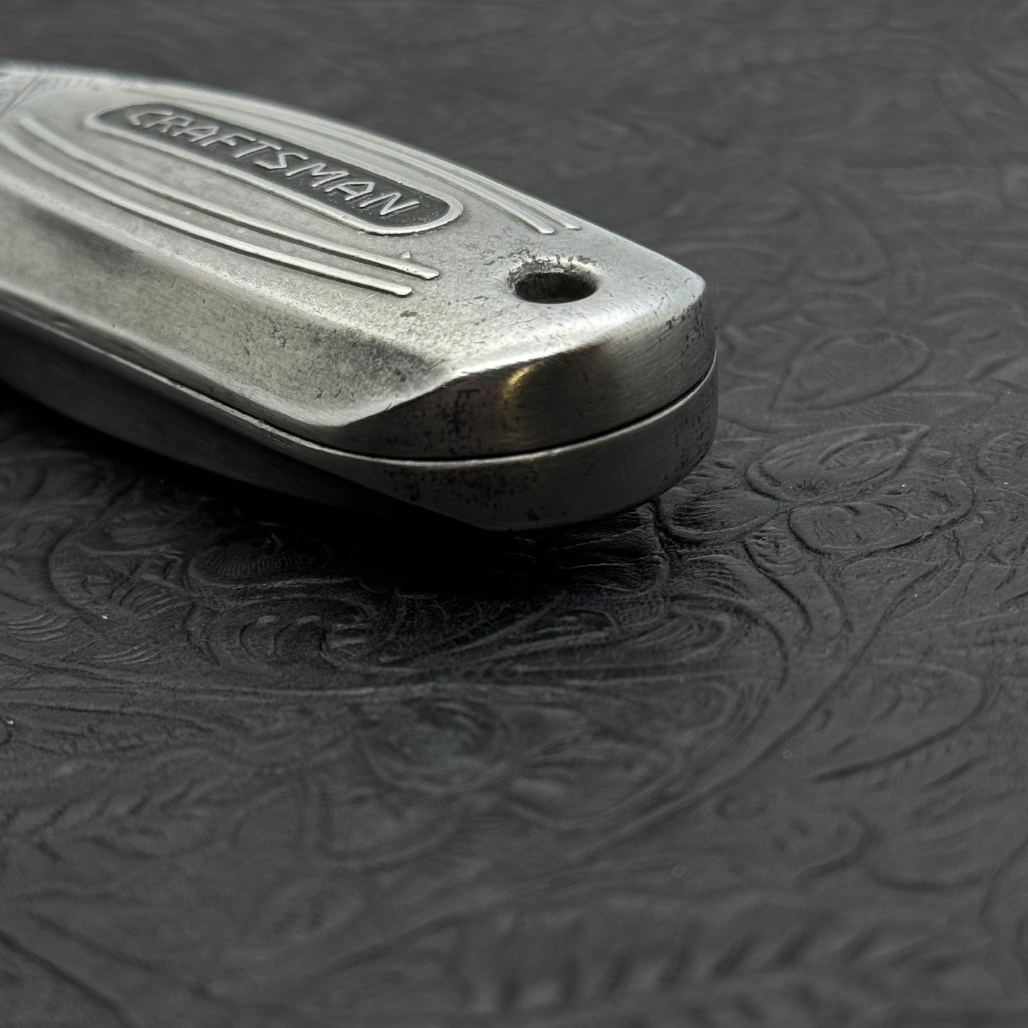 Hand Engraved Craftsman (fixed blade) Utility Knife