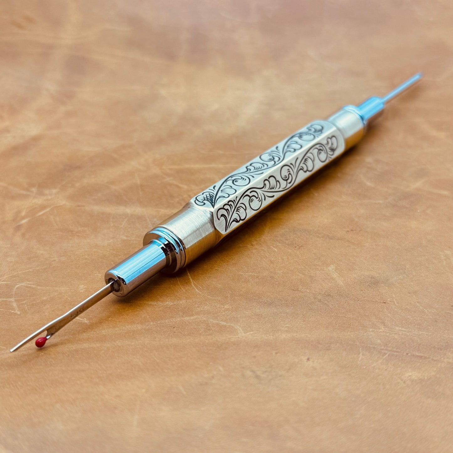 Hand Engraved Seam Ripper/Stilleto