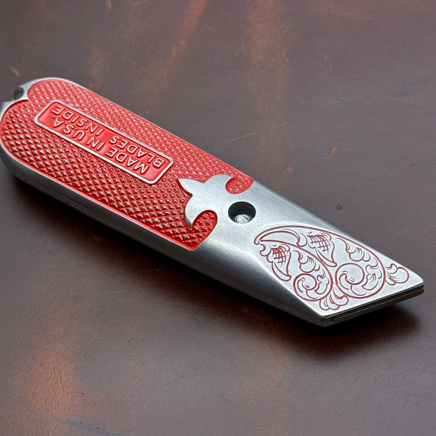 Hand Engraved Stanley 299 (fixed blade) Utility Knife