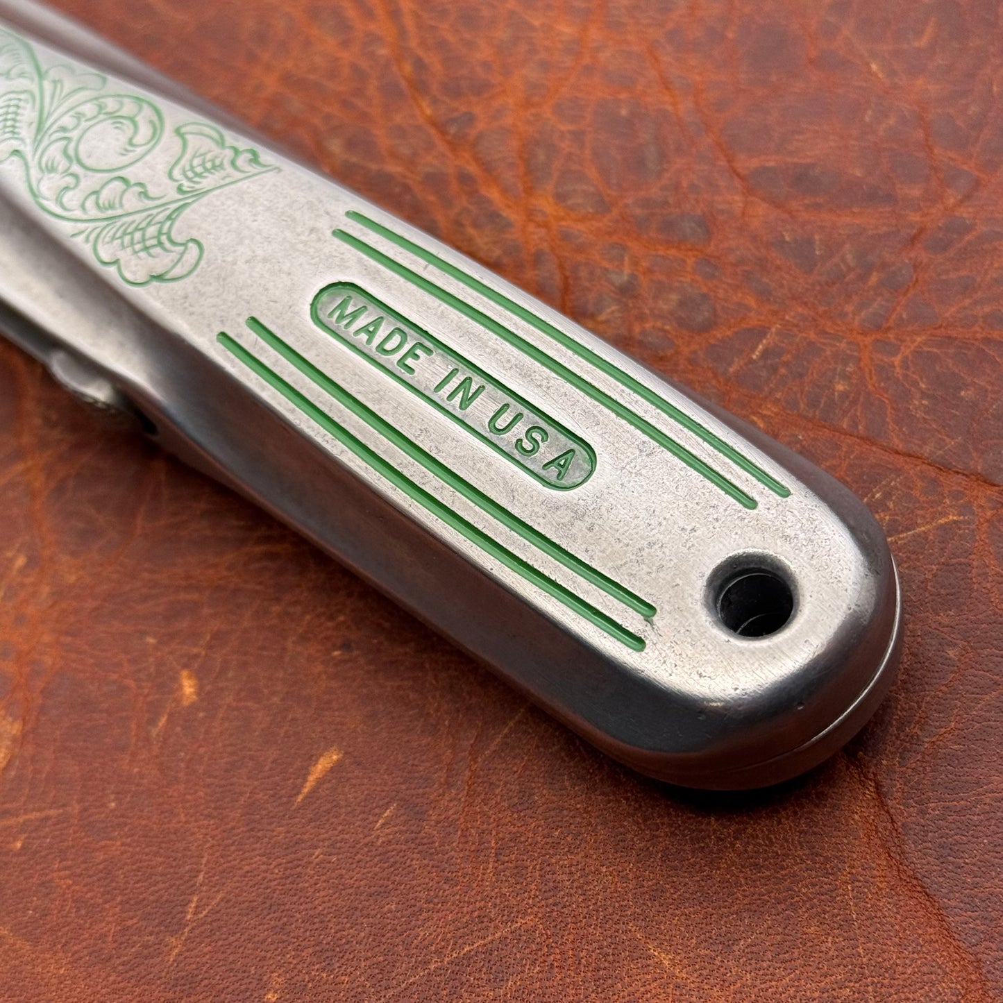 Hand Engraved Snap-On (retractable) Utility Knife