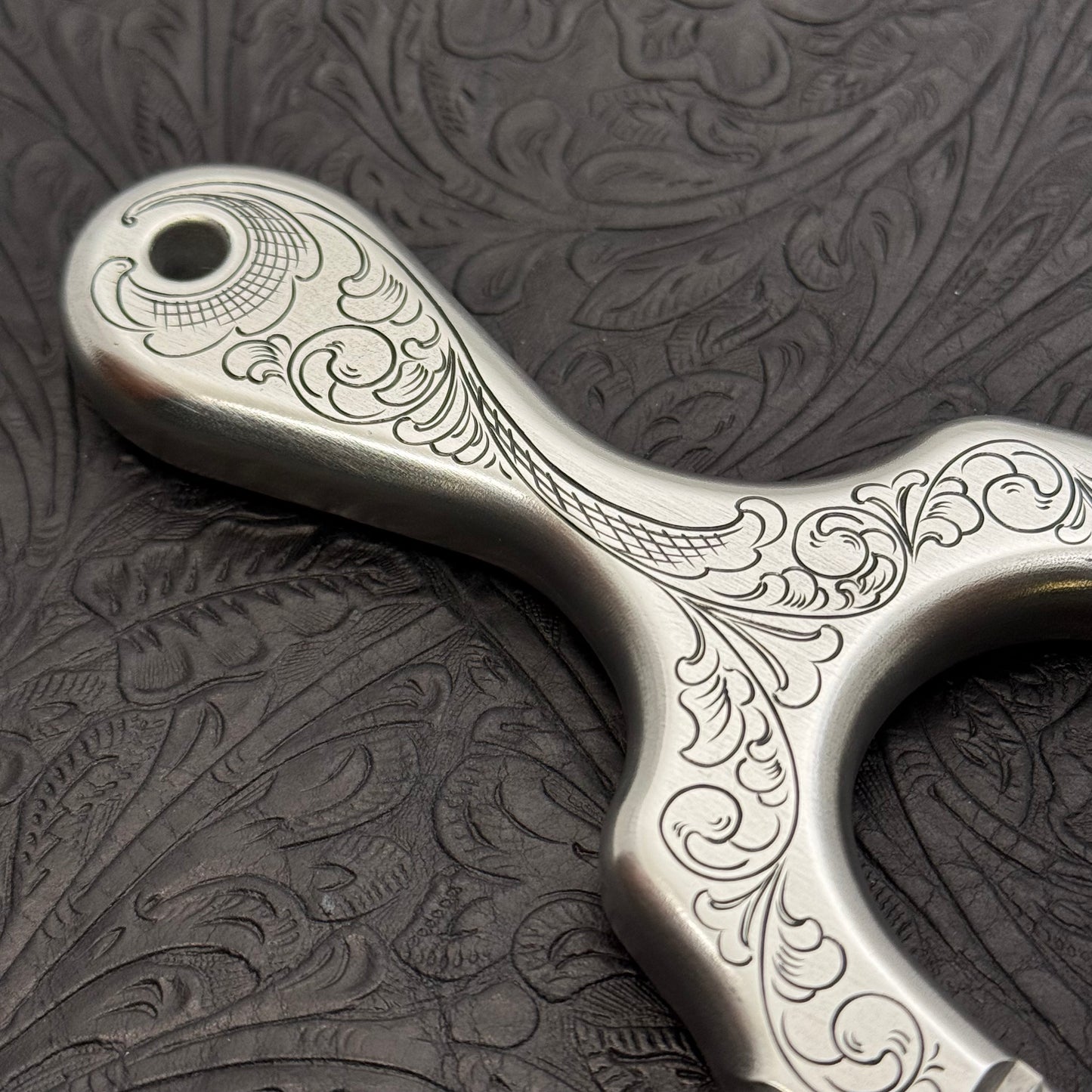 Hand Engraved SimpleShot Slingshot