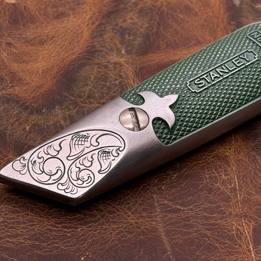 Hand Engraved Stanley 299 (fixed blade) Utility Knife