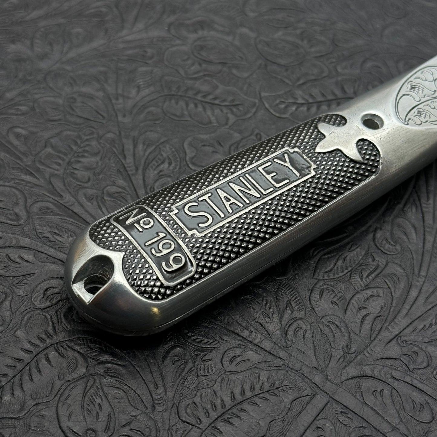 Hand Engraved Stanley (fixed blade) Utility Knife