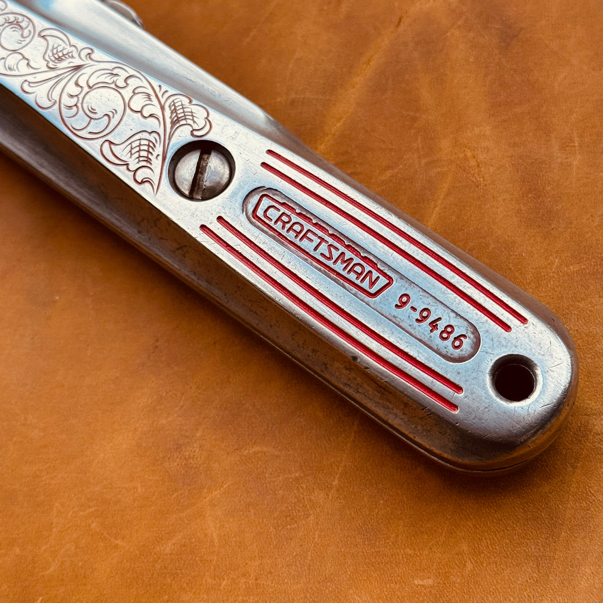 Hand Engraved Craftsman (retractable) Utility Knife