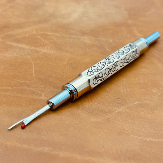 Hand Engraved Seam Ripper/Stilleto