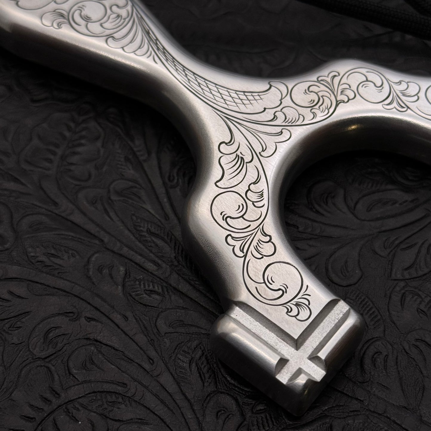 Hand Engraved SimpleShot Slingshot