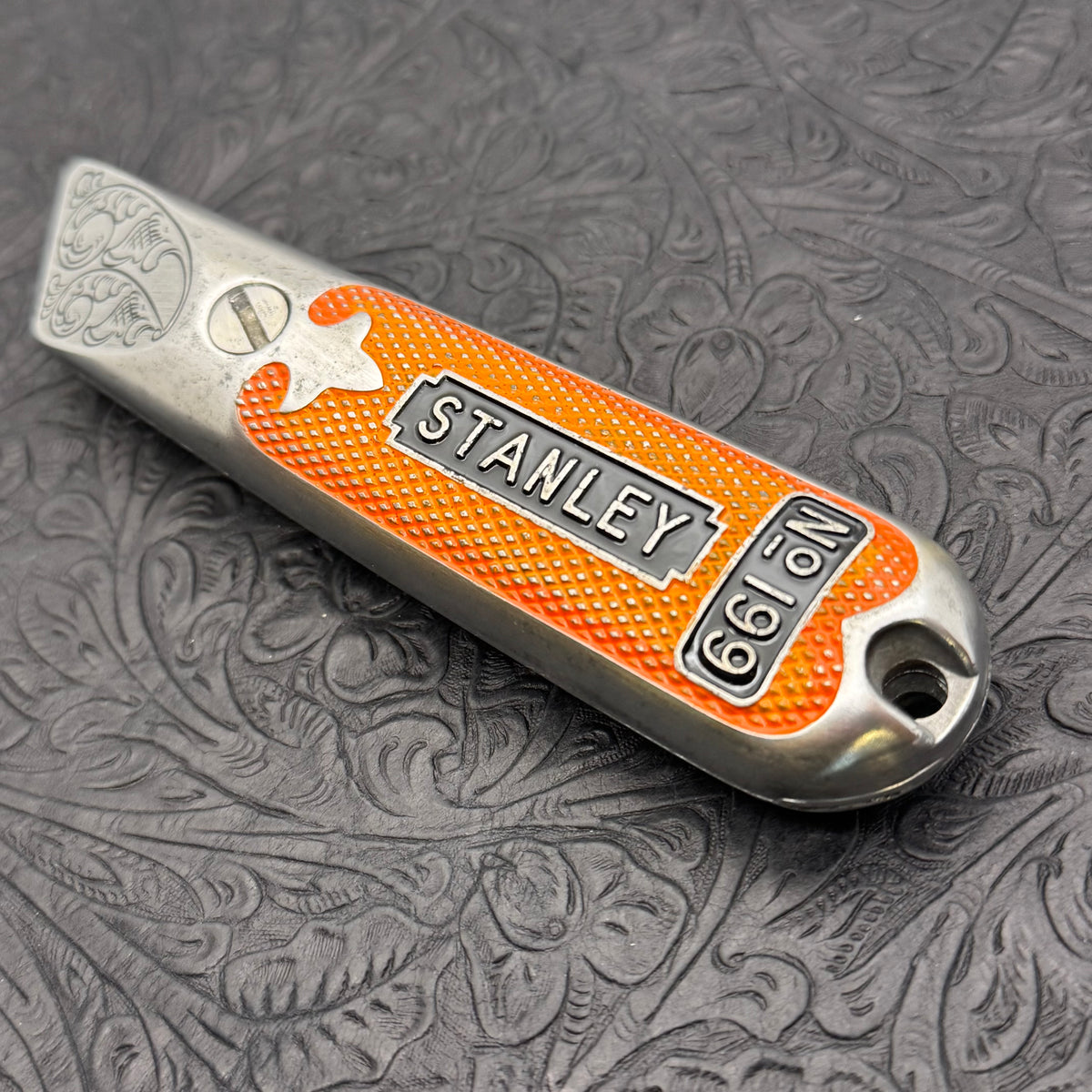 Hand Engraved Stanley (fixed blade) Utility Knife