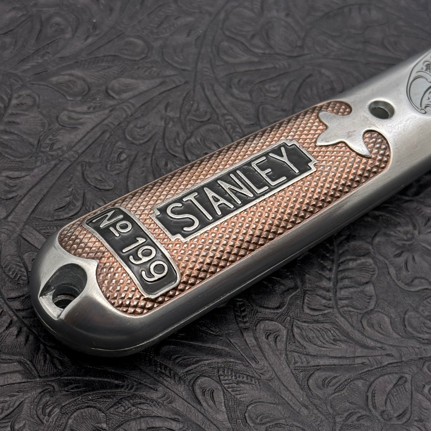 Hand Engraved Stanley (fixed blade) Utility Knife