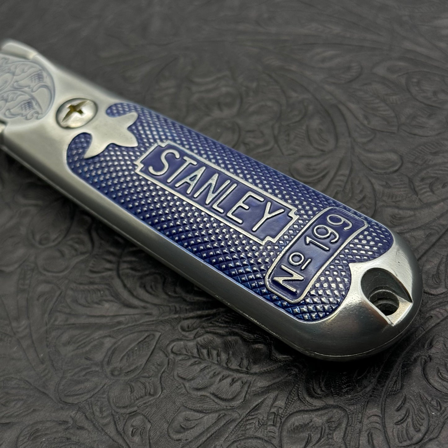 Hand Engraved Stanley (fixed blade) Utility Knife