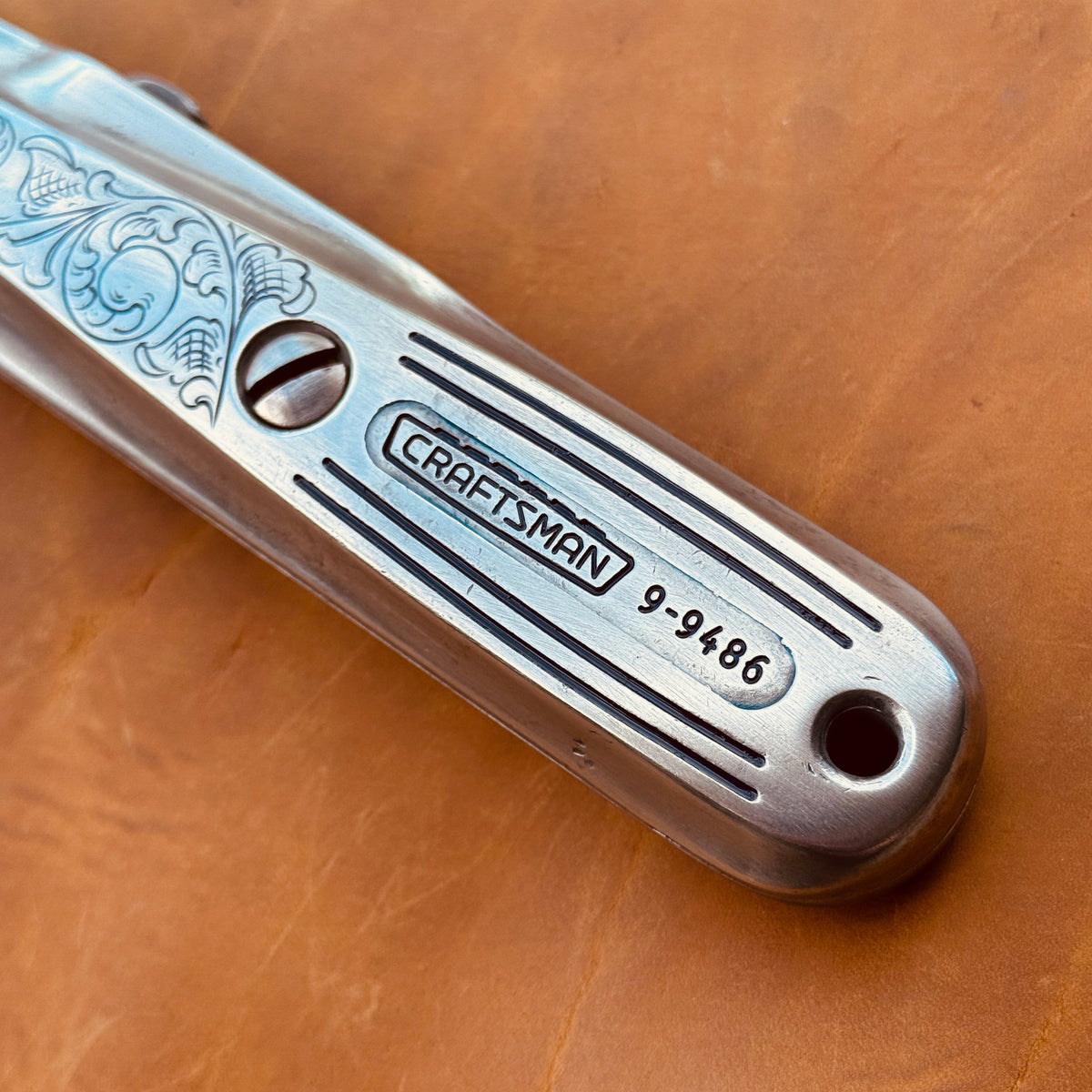 Hand Engraved Craftsman (retractable) Utility Knife
