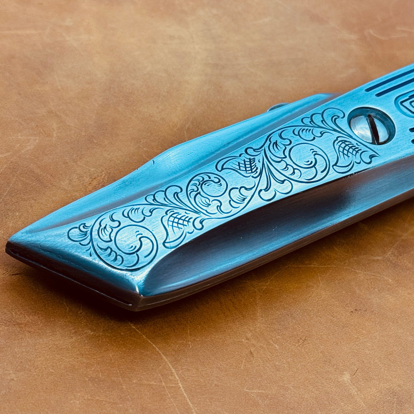 Hand Engraved Craftsman (retractable) Utility Knife