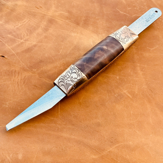 Hand Engraved Mill Knife