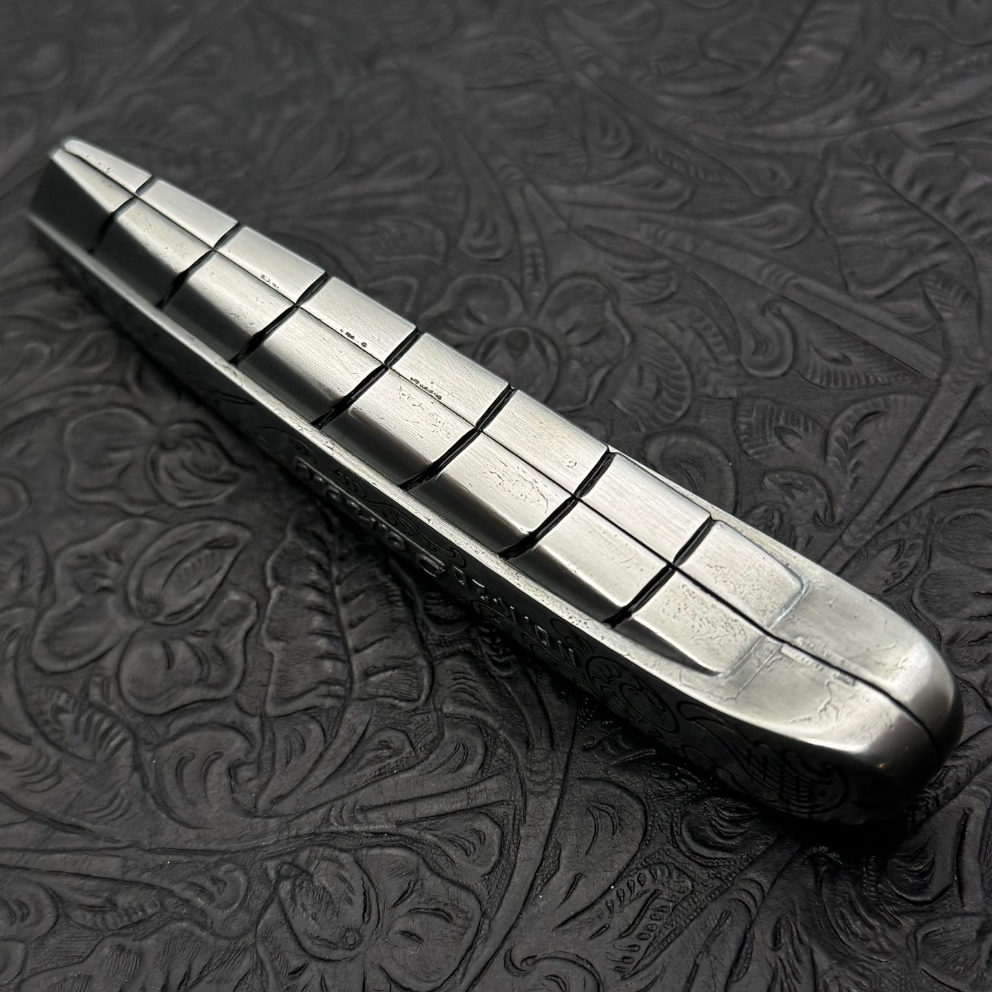 Hand Engraved (fixed blade) Utility Knife