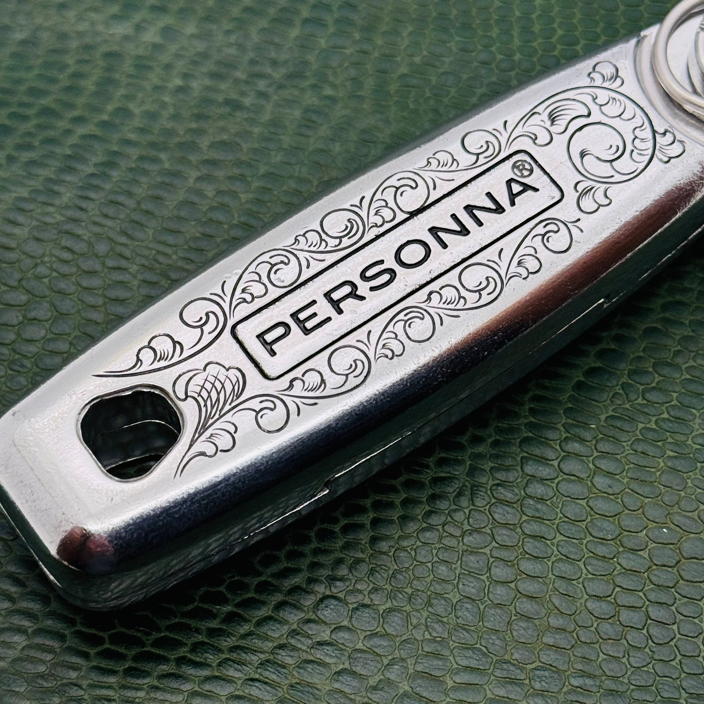 Hand Engraved Personna Carpet Knife