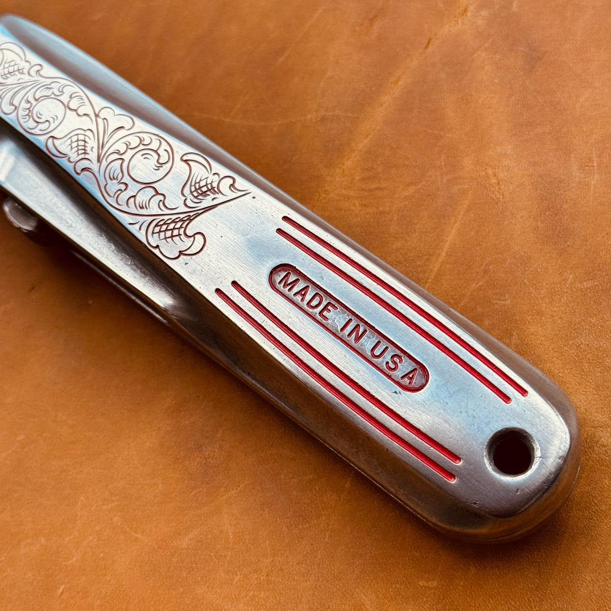 Hand Engraved Craftsman (retractable) Utility Knife