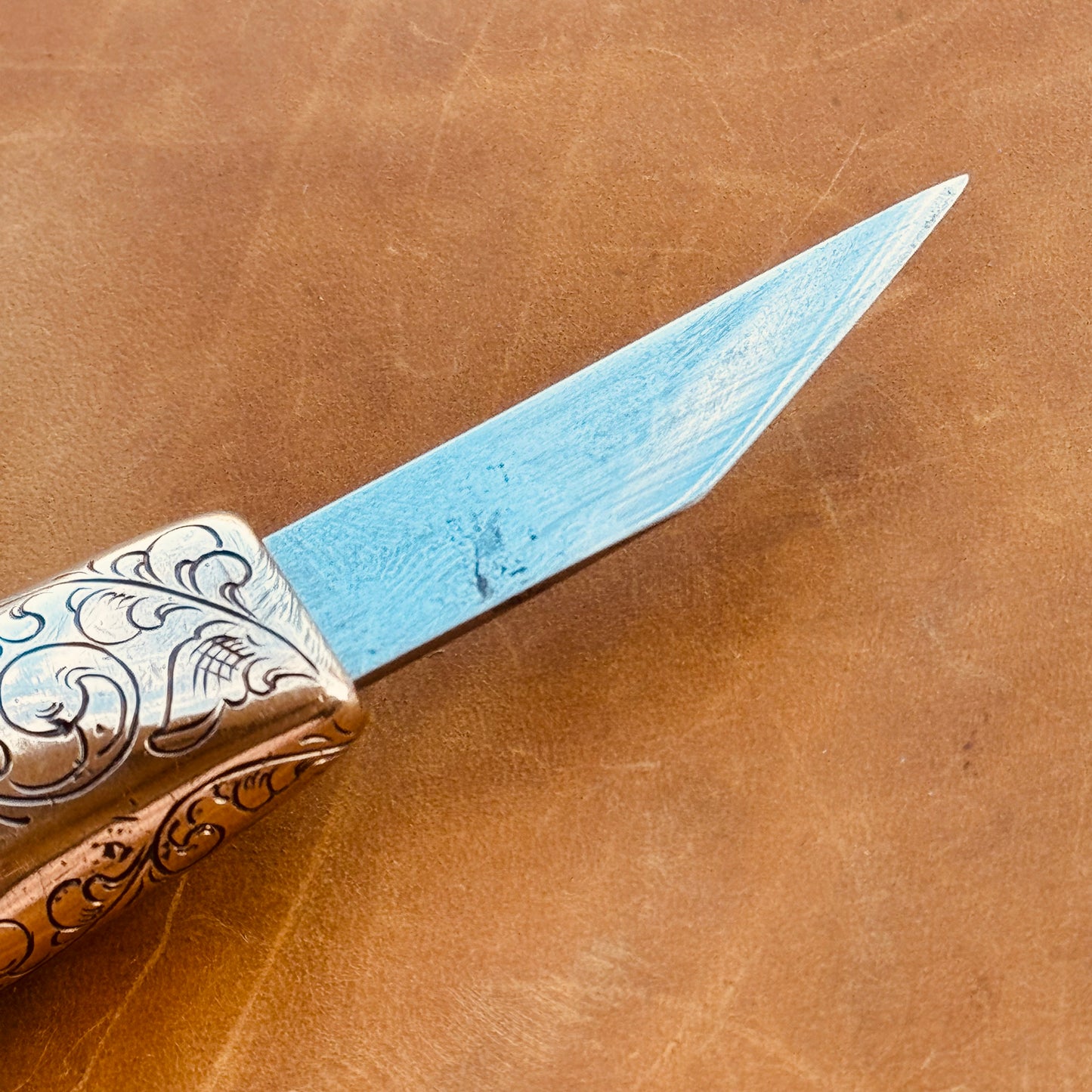 Hand Engraved Dexter Mill Knife