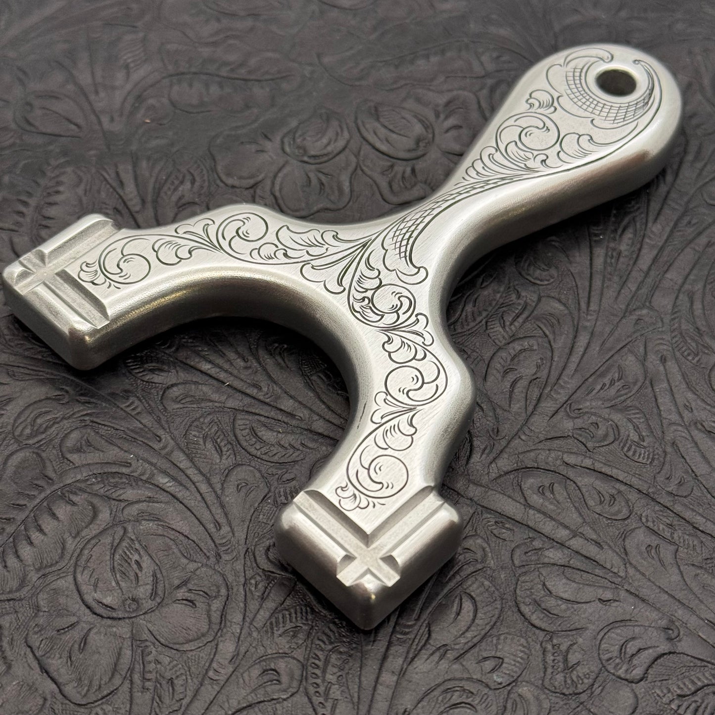 Hand Engraved SimpleShot Slingshot